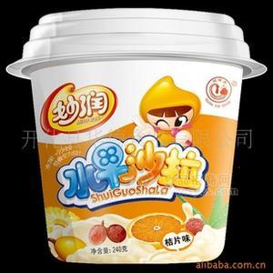 桔子原湯水果凍兒童食品動(dòng)漫裝水果沙拉