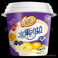 葡萄原汤水果冻儿童食品奶酪水果沙拉