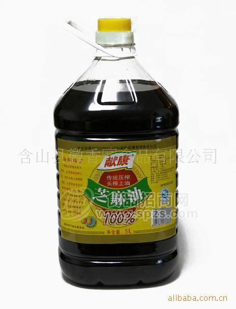 5升桶装纯芝麻油 一级 sesame oil 香油