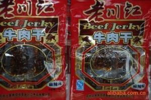 重庆老川江 牛肉干（麻辣味牛肉干）155克