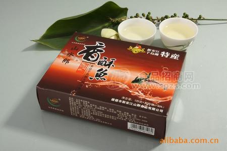 休闲即食食品 山水郎鱼干120G香辣香酥鱼