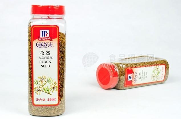 供應(yīng)味好美純孜然粉 去膻 燒烤用料 安息茴香籽 440g 12瓶/箱