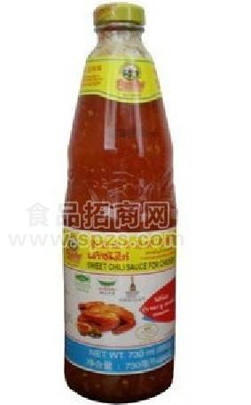 供应泰国进口调料 潘泰牌泰式甜辣鸡酱 蘸酱 700ml/瓶 12*700g