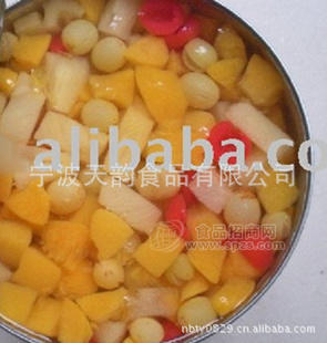 各种水果罐头什锦罐头