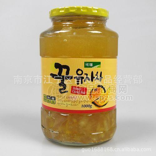 供应韩国KJ蜂蜜柚子茶 蜜炼柚子茶 韩国进口原装 560克 KJ柚子茶