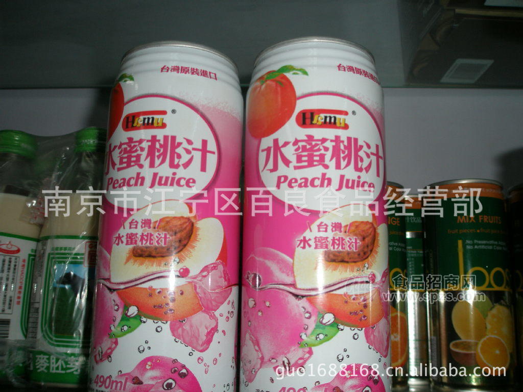 供應臺灣HAMU水蜜桃汁飲料 1箱24