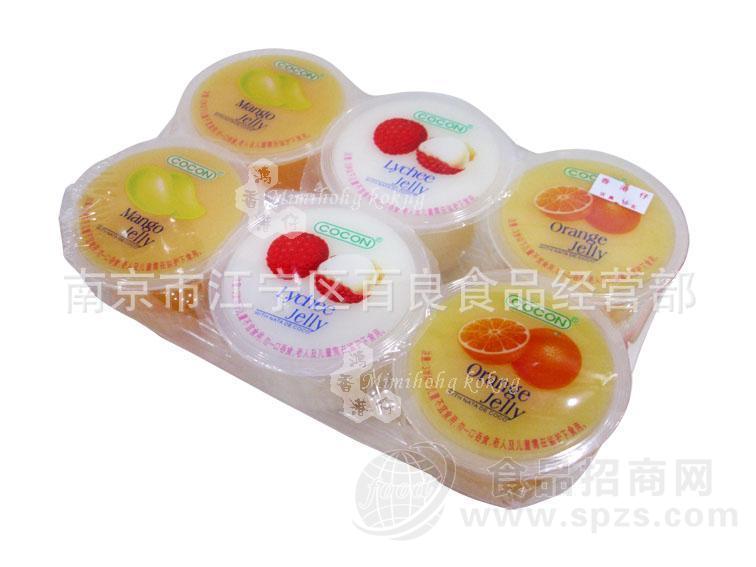 供应进口果冻/可康多品味果冻（含椰果） 1箱16板