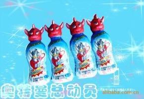 奧特曼總動(dòng)員酸酸乳飲料、益生菌發(fā)孝