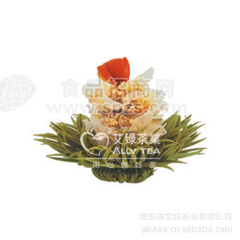 有機(jī)歐標(biāo) 艾綠工藝茶 茶葉 花茶---錦上添花