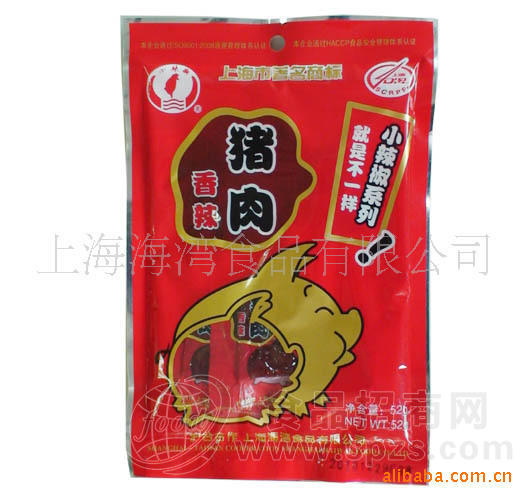 小辣椒 香辣 猪肉脯52g 上海特产