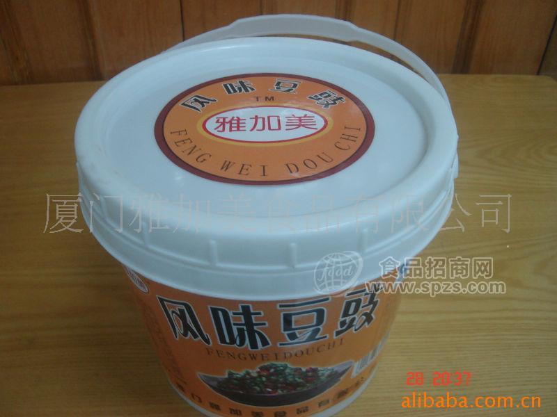 供應(yīng)4000g*2桶雅加美風(fēng)味豆豉調(diào)料