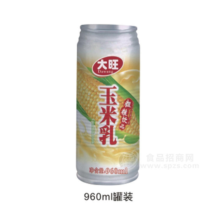 供應(yīng)大旺 玉米乳 960ml 罐裝 罐裝廠家