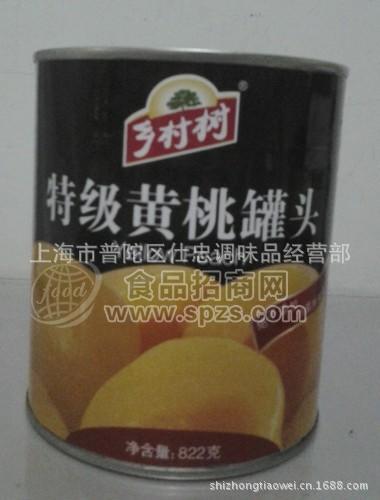 供应特级黄桃罐头 无防腐剂 色素 开罐即食用 可用于 西点 烘焙 等