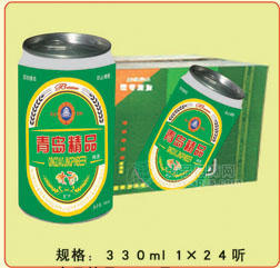 新品330 ml聽裝青島純生啤酒向河北、河南、天津火爆招商