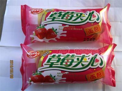 草莓、棗蓉夾心面包