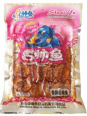 舟山特產(chǎn)海產(chǎn)品香辣紅娘魚 休閑食品