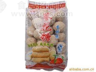 陜西特產(chǎn)食品蓼花糖300g圓形