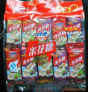 600克多味油酥米花糖，食品厂糕点批发无中间环节