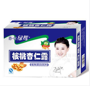 绿鸳鸯核桃杏仁露