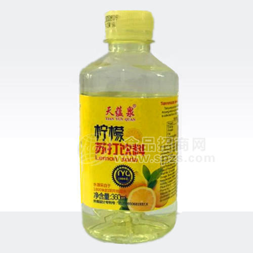 天蘊(yùn)泉 檸檬蘇打水飲料360mlx15瓶