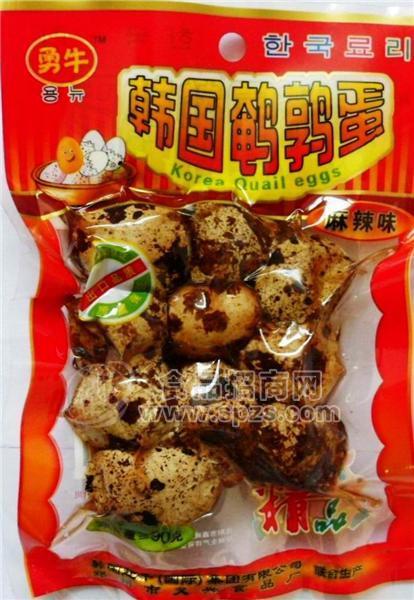 韩国勇牛麻辣鹌鹑蛋