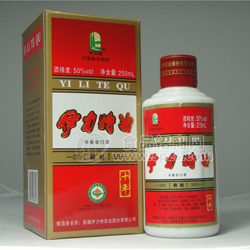 50度十年精致伊力特曲半斤装