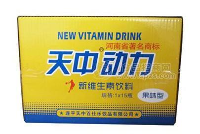 天中動力新維生素果味飲料15瓶
