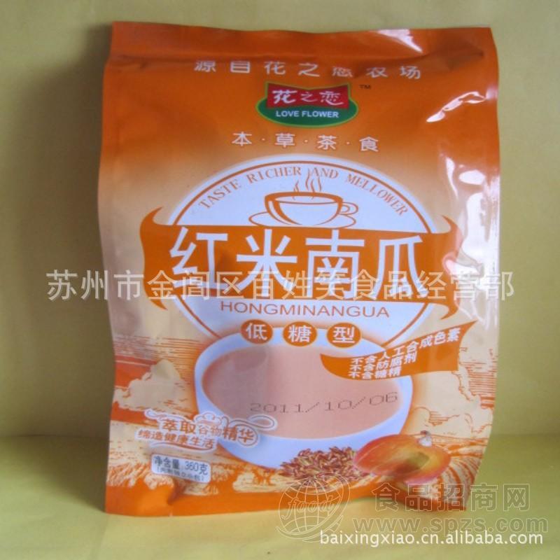 供应苏州百姓笑食品五谷杂粮健康营养食品红米南瓜(低糖型)360克
