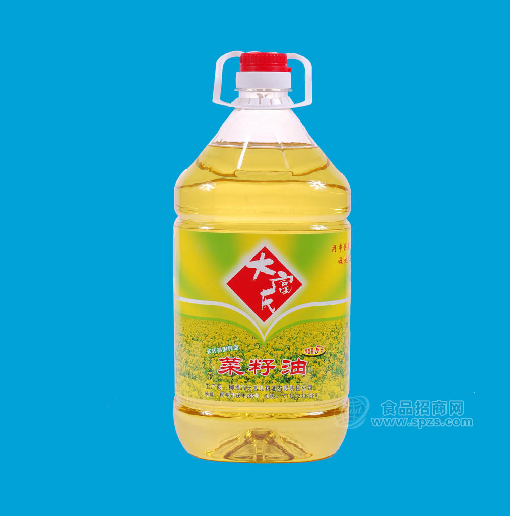 【用非转基因菜籽油 做地道中国菜】5升菜籽油