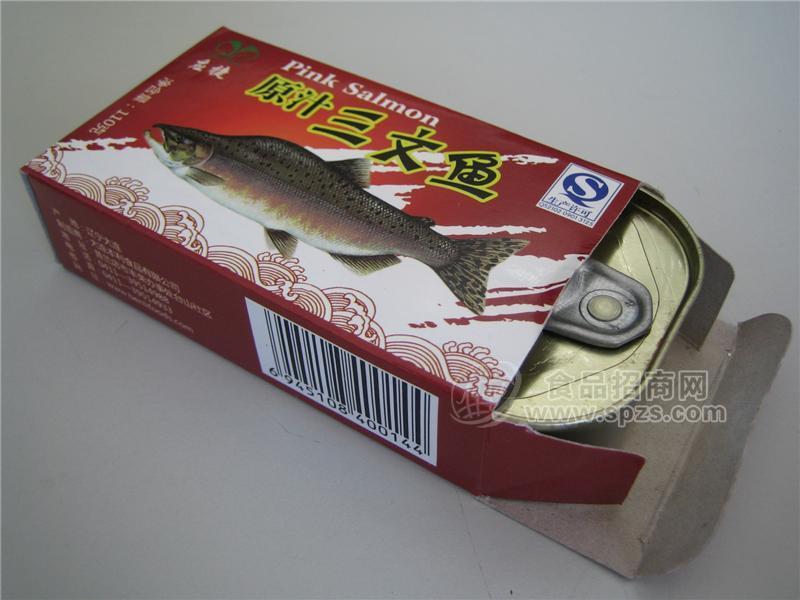 原汁三文魚(yú)罐頭