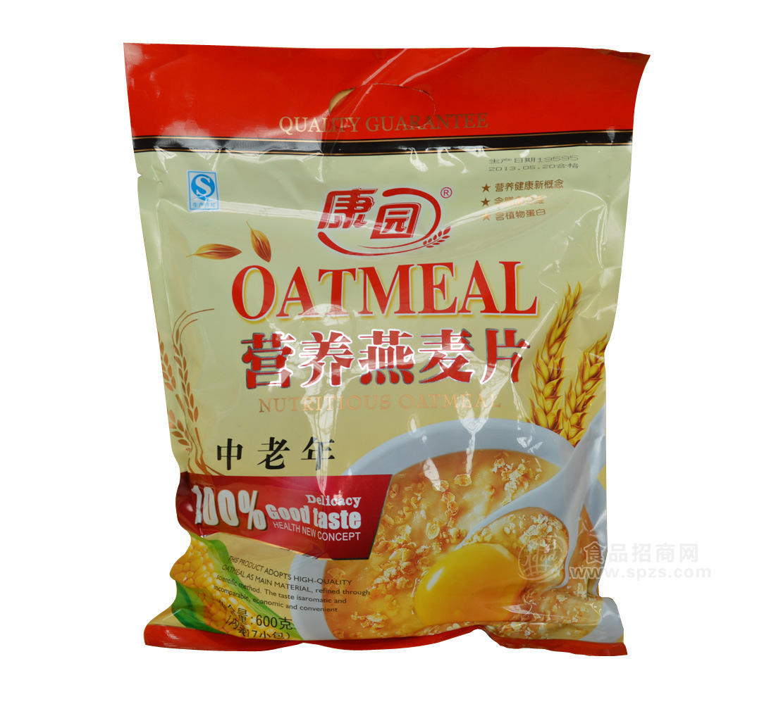 供應康園中老年低糖營養(yǎng)麥片600g 承接OEM