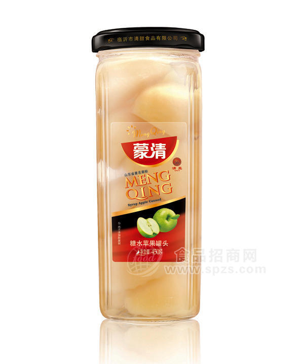 蒙清450g-蘋果罐頭
