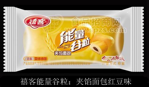 夹馅面包红豆味