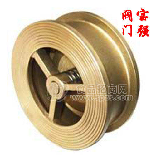 H71H/W对夹升降式止回阀（全铜）