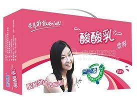 益菌因子酸酸乳饮料草莓味