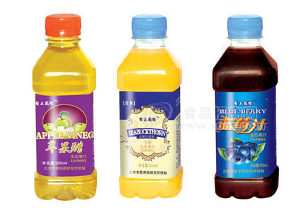 苹果醋蓝莓汁沙棘汁瓶装