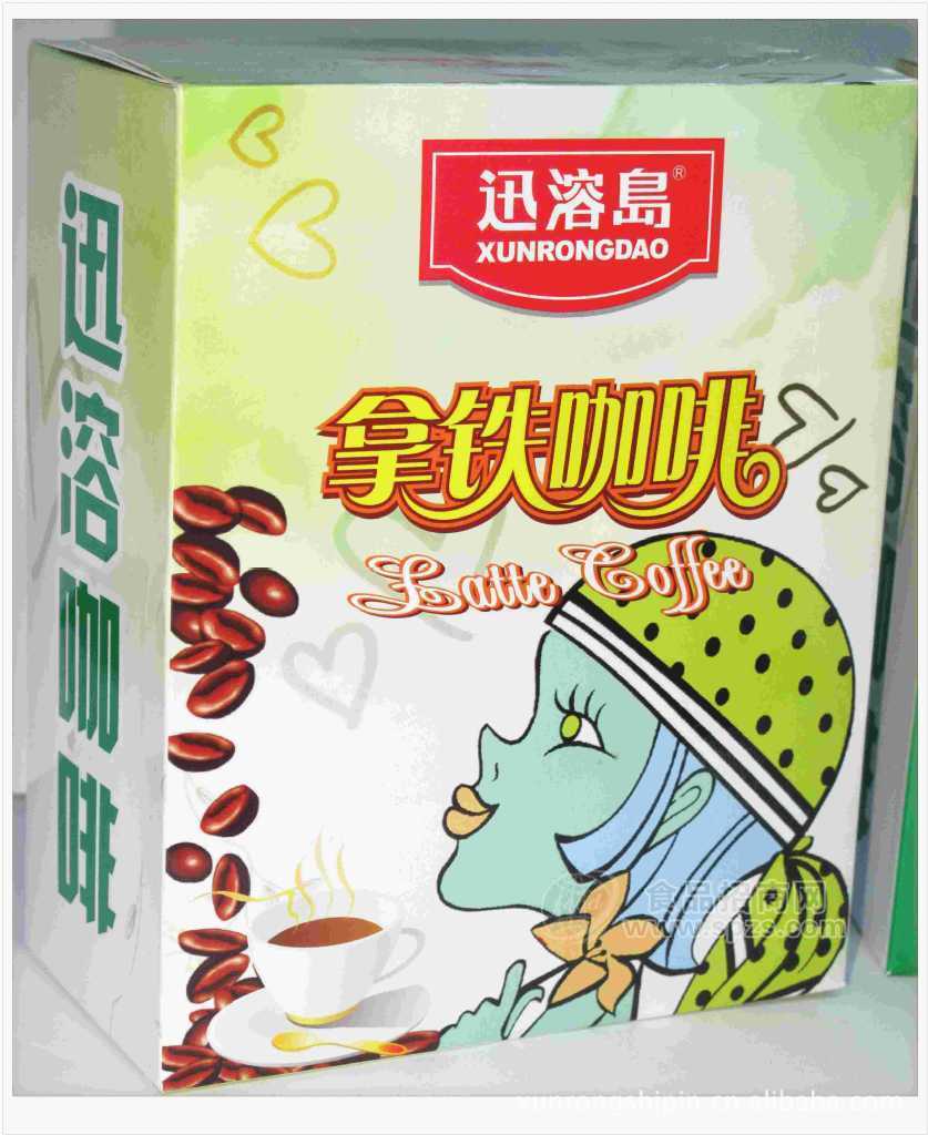 供应《迅溶岛》原始风味经典三合一速溶咖啡粉盒装系列 拿铁咖啡