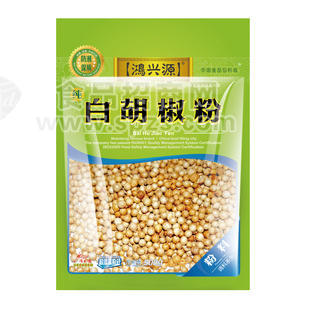 鴻興源調(diào)味品 廠家直銷 餐飲調(diào)味料 純白胡椒粉/大袋 500克