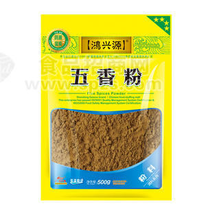 鴻興源調(diào)味品 廠家直銷(xiāo) 餐飲大包裝調(diào)味料 五香粉4星 500克