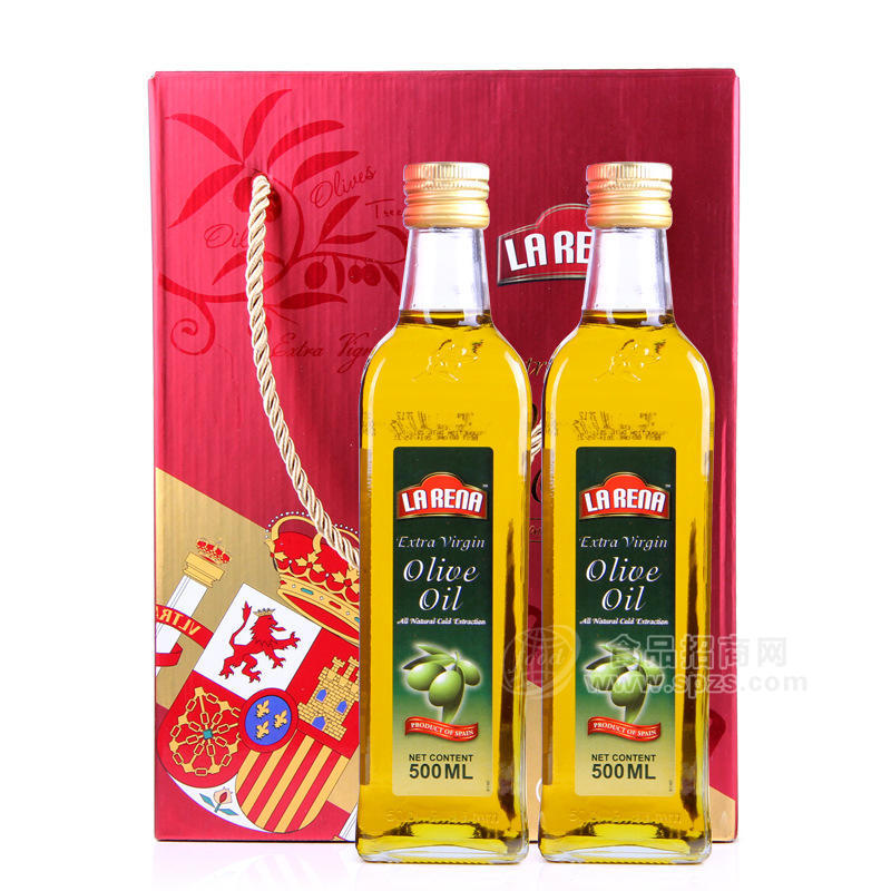 拉雷納特級初榨橄欖油精品禮盒裝500ml*2瓶 西班牙進口橄欖油