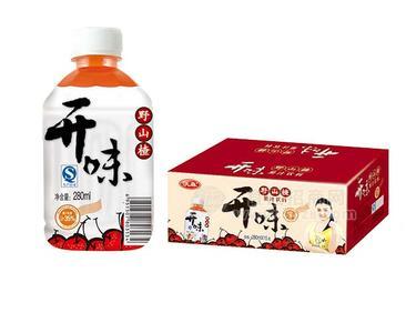001 开味野山楂果汁饮料280mlx15瓶