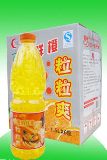 鲜橙粒粒爽箱装