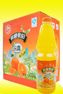 鮮橙果園果汁飲料箱裝