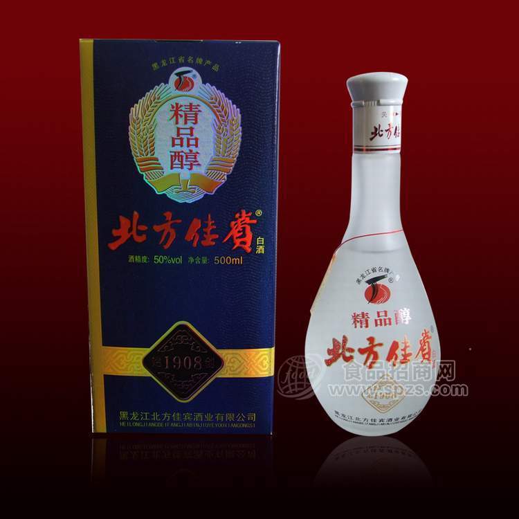 供应白酒 中国优质酒精品醇酒系列50°清香型精品醇北方佳宾酒