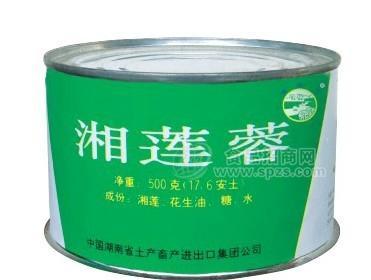 浏阳河500g莲蓉罐头