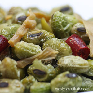 美味青豆笋丝/青豆花生米