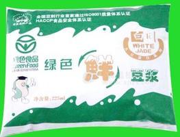 绿色鲜豆浆