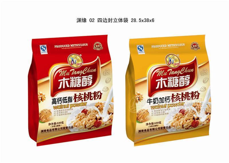 無糖食品—淵緣即沖飲品530g 木糖醇牛奶高鈣核桃粉