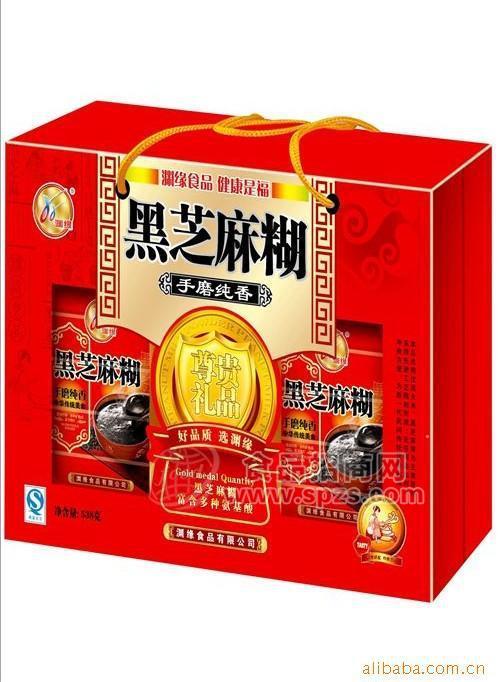 供應(yīng)廠(chǎng)家即沖飲品/淵緣538g手磨純香黑芝麻糊