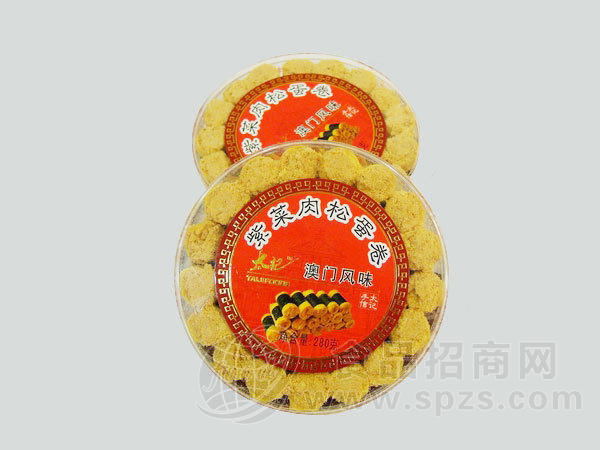 供应紫菜肉松蛋卷 澳门特色食品 特价 280g